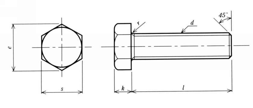 HBTKZ 티탄육각볼트 전체나사