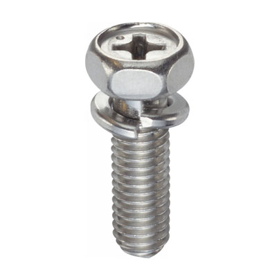 ASSKV 스테인레스스프링와셔삽입십자구멍붙이 육각업셋