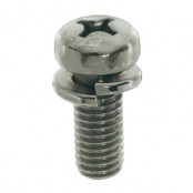 PNIRV 스프링와셔삽입십자구멍붙이접시작은나사 3가크로메이트