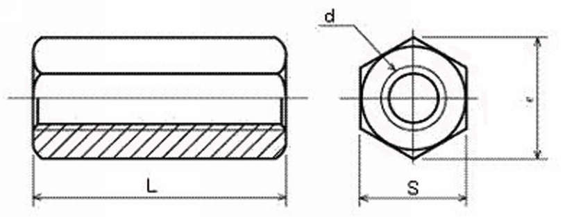 HHSK 스테인레스높은너트