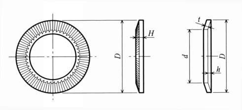 DCCB 육각구멍붙이볼트용접시스프링와셔